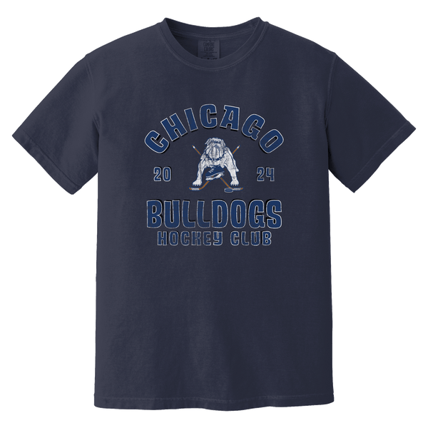 Chicago Bulldogs Heavyweight Ring Spun Tee