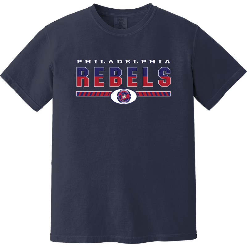 Philadelphia Rebels Heavyweight Ring Spun Tee