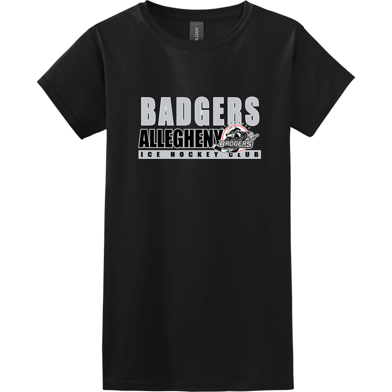 Allegheny Badgers Softstyle Ladies' T-Shirt