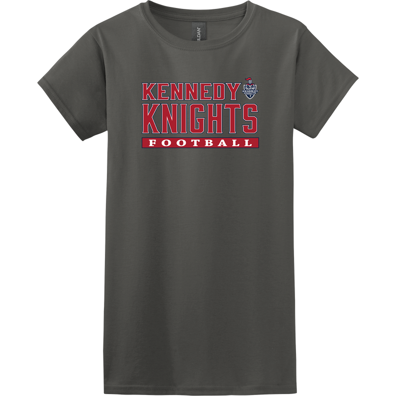 JFK Knights Football Softstyle Ladies' T-Shirt