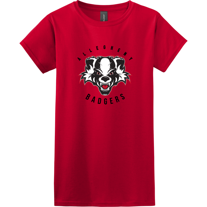 Scary Badgers Softstyle Ladies' T-Shirt