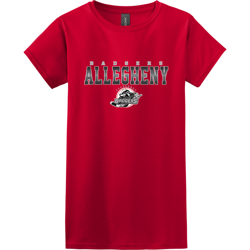 Allegheny Badgers Softstyle Ladies' T-Shirt