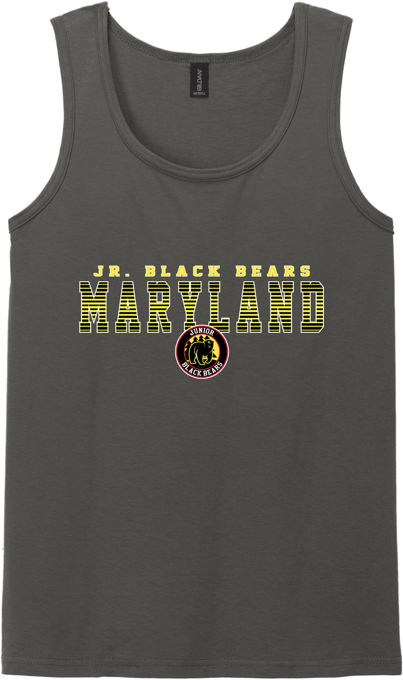 MD Jr. Black Bears Softstyle Tank Top