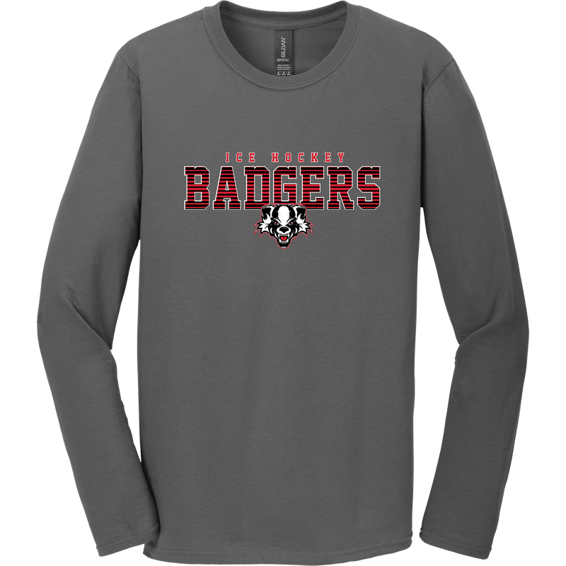 Scary Badgers Softstyle Long Sleeve T-Shirt