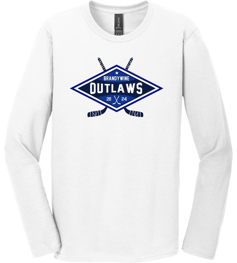 Brandywine Outlaws Softstyle Long Sleeve T-Shirt