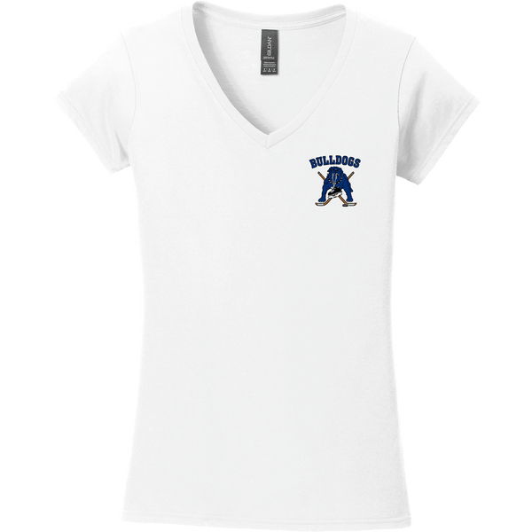 Chicago Bulldogs Softstyle Ladies Fit V-Neck T-Shirt