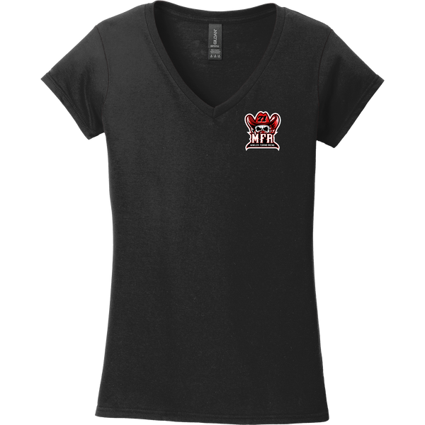 CT Oil Kings MFR Softstyle Ladies Fit V-Neck T-Shirt