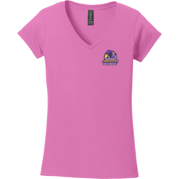 Chicago Phantoms Softstyle Ladies Fit V-Neck T-Shirt