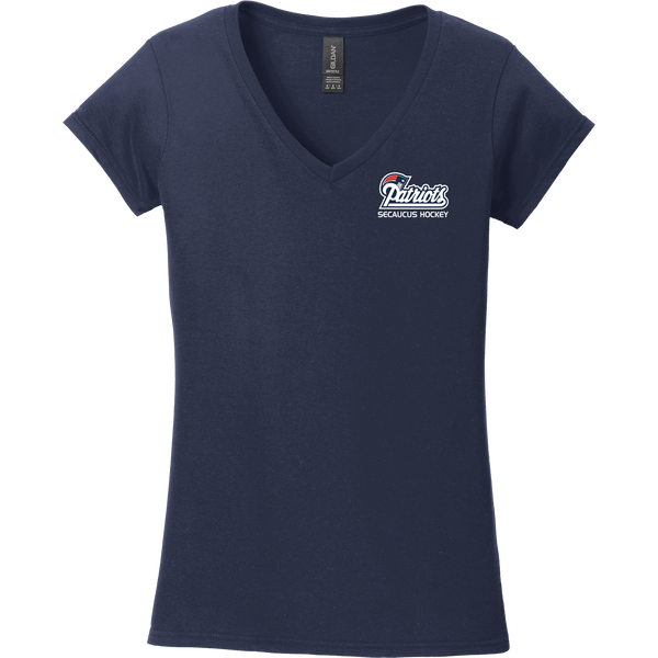 Secaucus Patriots Softstyle V-Neck T-Shirt