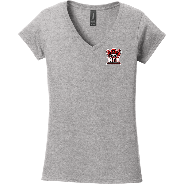 CT Oil Kings MFR Softstyle Ladies Fit V-Neck T-Shirt