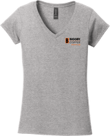 Biggby Coffee Hockey Club Softstyle Ladies Fit V-Neck T-Shirt