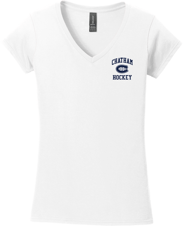 Chatham Hockey Softstyle Ladies Fit V-Neck T-Shirt