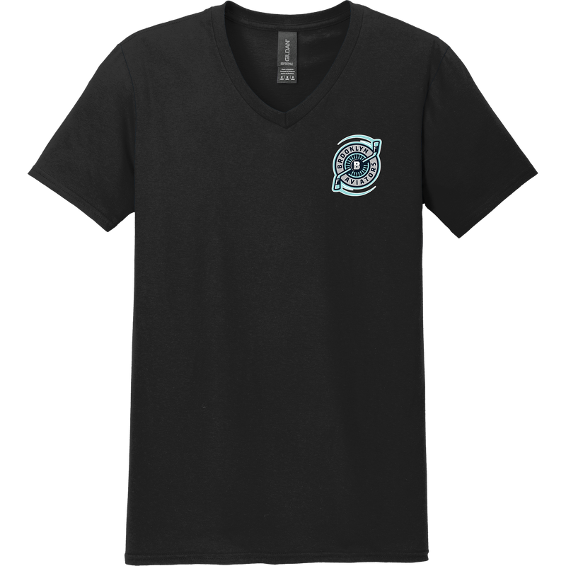 Brooklyn Aviators Softstyle V-Neck T-Shirt
