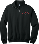 Benet Hockey NuBlend 1/4-Zip Cadet Collar Sweatshirt