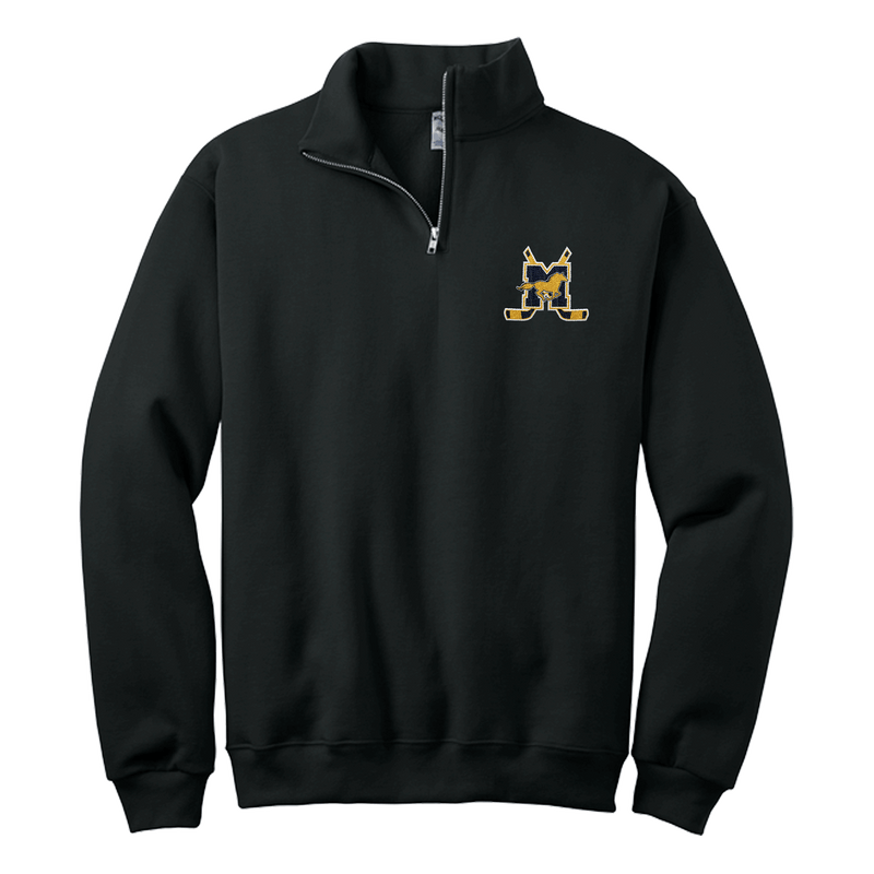 Marlboro Hockey NuBlend 1/4-Zip Cadet Collar Sweatshirt