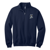 Hard Edge Hockey NuBlend 1/4-Zip Cadet Collar Sweatshirt