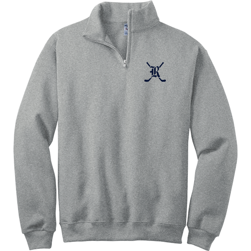 Randolph Middle School NuBlend 1/4-Zip Cadet Collar Sweatshirt