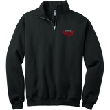 York Devils NuBlend 1/4-Zip Cadet Collar Sweatshirt