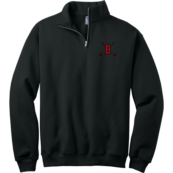 Benet Hockey NuBlend 1/4-Zip Cadet Collar Sweatshirt