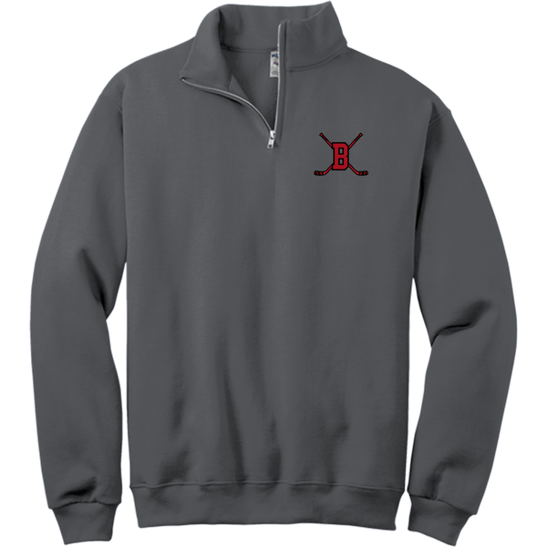 Benet Hockey NuBlend 1/4-Zip Cadet Collar Sweatshirt