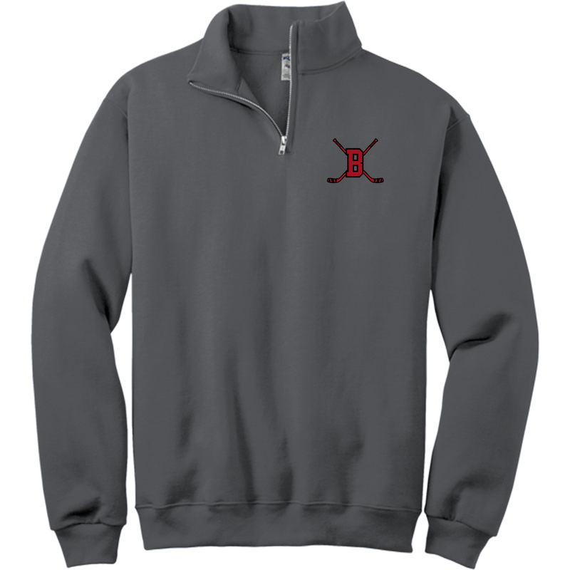 Benet Hockey NuBlend 1/4-Zip Cadet Collar Sweatshirt