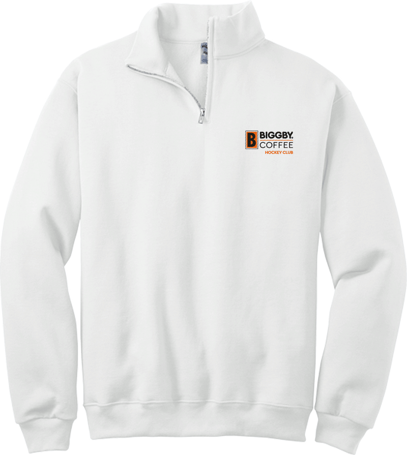 Biggby Coffee Hockey Club NuBlend 1/4-Zip Cadet Collar Sweatshirt