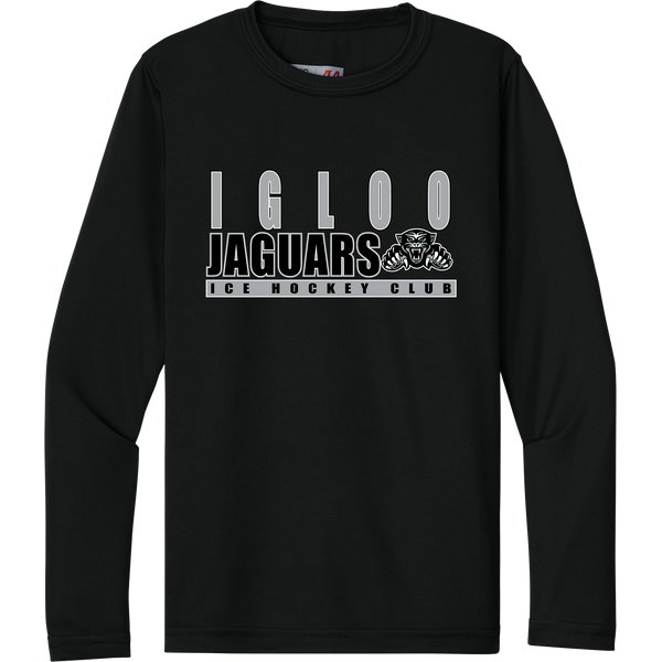 Igloo Jaguars Youth Cooling Performance Long Sleeve Tee