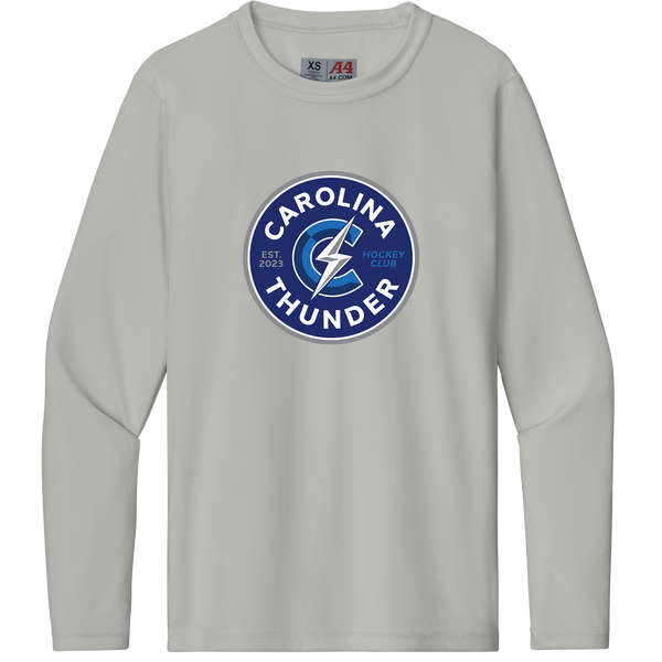 Carolina Thunder Youth Cooling Performance Long Sleeve Tee