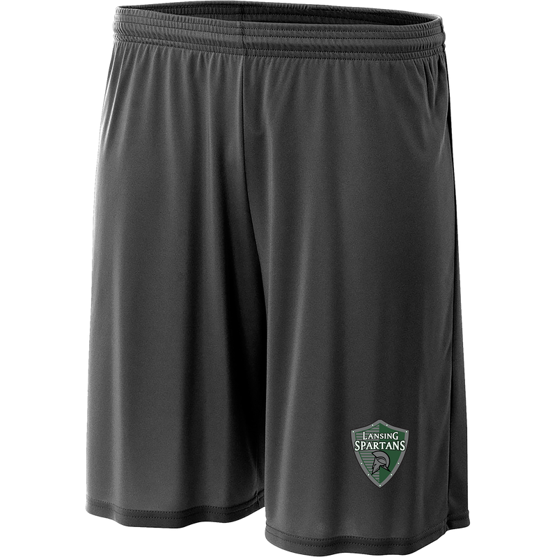 Lansing Spartans Youth Cooling Performance 6 Inch Short