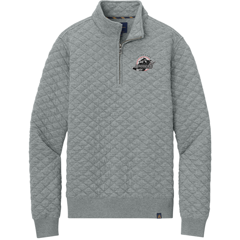 Allegheny Badgers Brooks Brothers Diamond Quilt 1/4-Zip