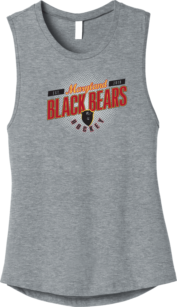 Maryland Black Bears Womens Jersey Muscle Tank