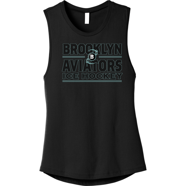 Brooklyn Aviators Womens Jersey Muscle Tank