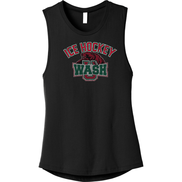 Wash U Womens Jersey Muscle Tank
