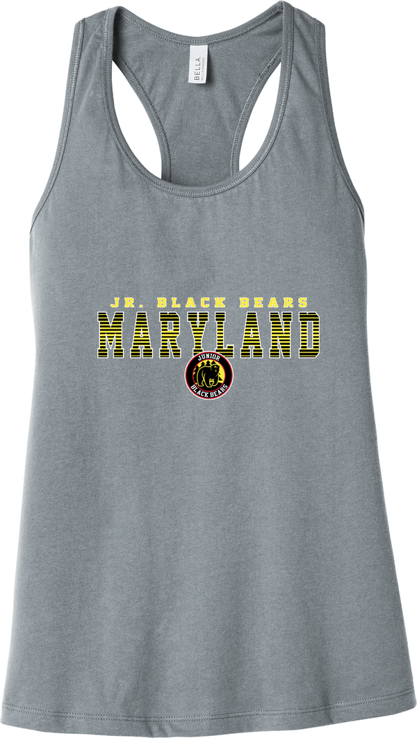 MD Jr. Black Bears Womens Jersey Racerback Tank