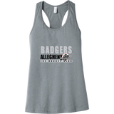 Allegheny Badgers Womens Jersey Racerback Tank