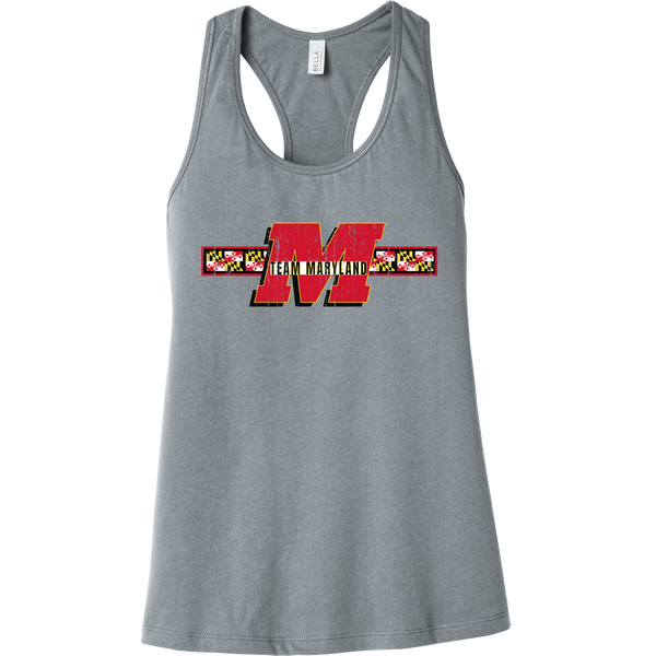 Team Maryland Womens Jersey Racerback Tank