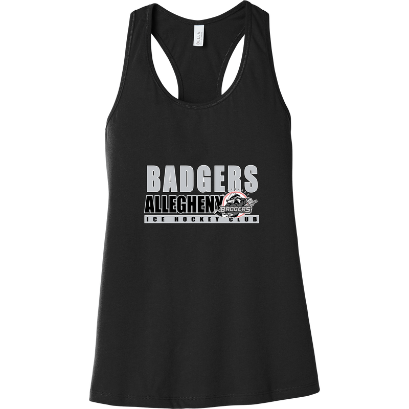 Allegheny Badgers Womens Jersey Racerback Tank