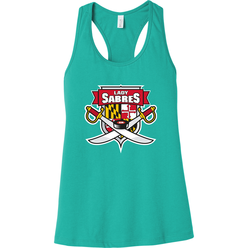 SOMD Lady Sabres Womens Jersey Racerback Tank