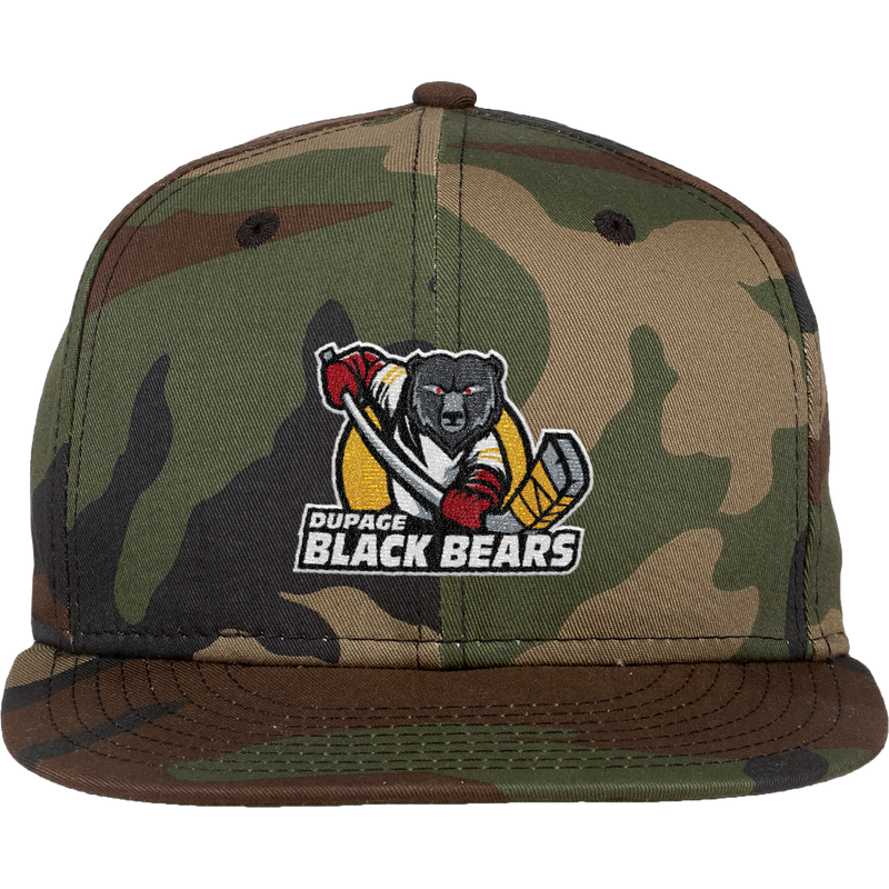 Dupage Black Bears New Era Flat Bill Snapback Cap