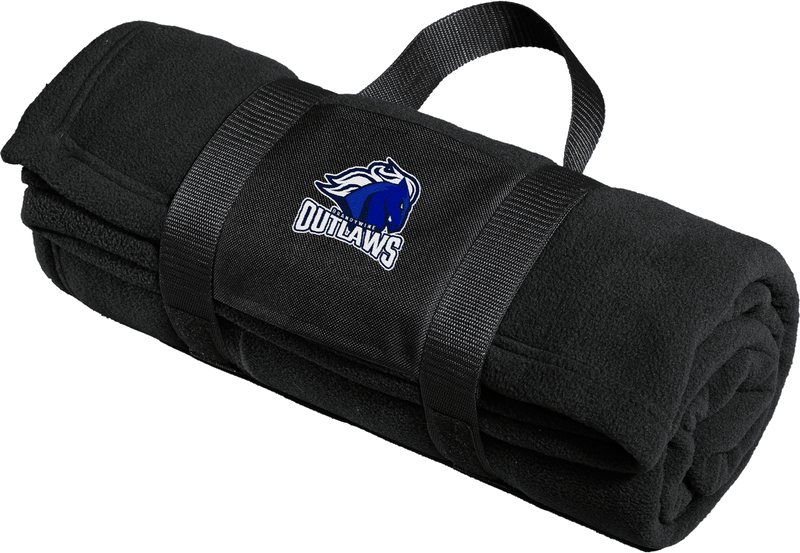 Brandywine Outlaws Fleece Blanket with Carrying Strap