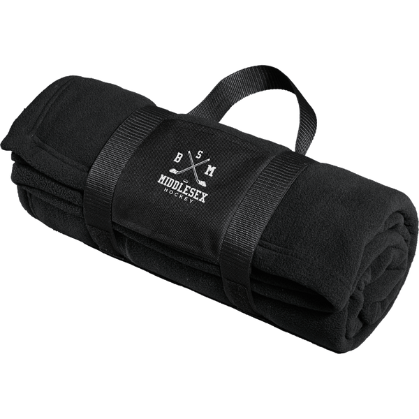 BSM Middlesex Fleece Blanket with Carrying Strap