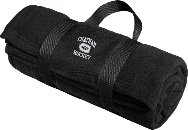 Chatham Hockey Fleece Blanket with Carrying Strap