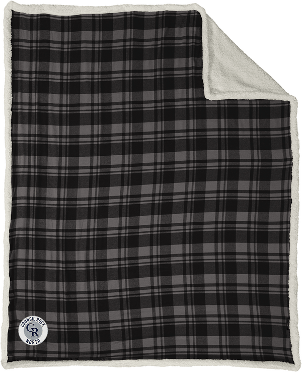 Council Rock North Flannel Sherpa Blanket