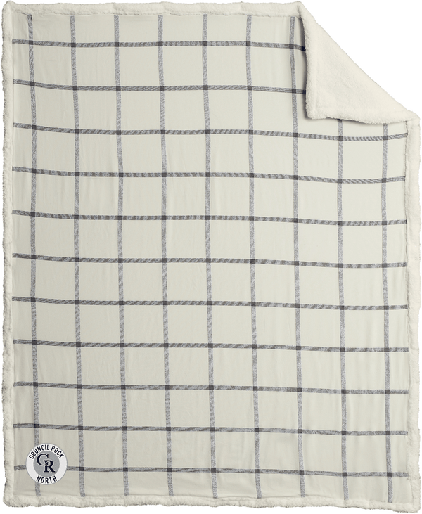Council Rock North Flannel Sherpa Blanket