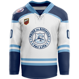Blue Knights Goalie Hybrid Jersey - White