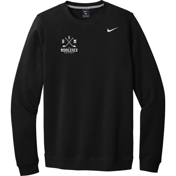 BSM Middlesex Nike Club Fleece Crew