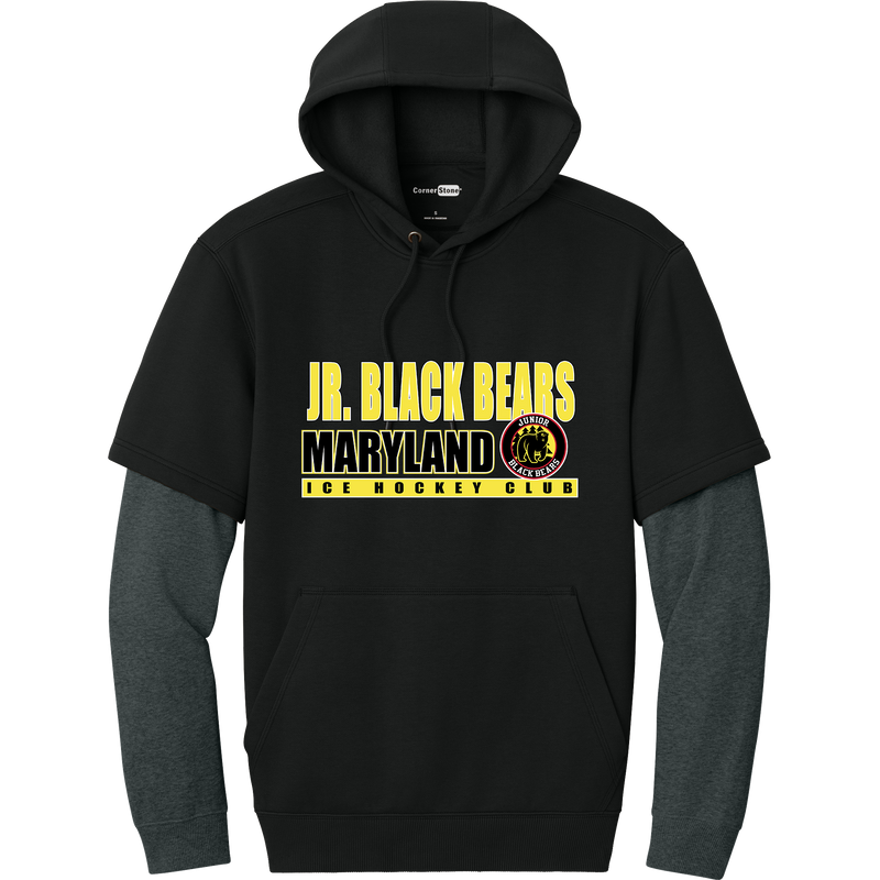 MD Jr. Black Bears Tough Fleece Layered Hoodie