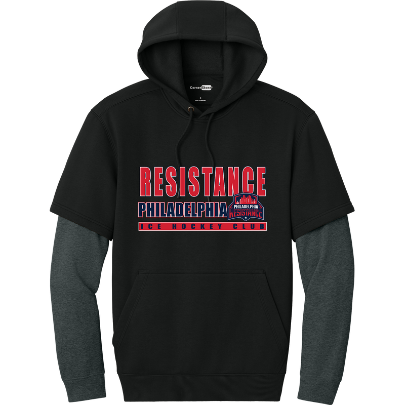 Philadelphia Resistance Tough Fleece Layered Hoodie