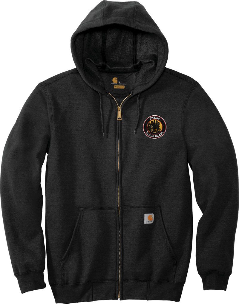 MD Jr. Black Bears Carhartt Midweight Hooded Zip-Front Sweatshirt