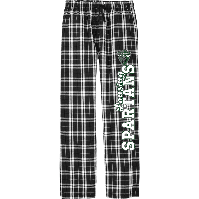 Lansing Spartans Flannel Plaid Pant